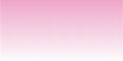 white polka dots pattern over hot pink useful as a background good effect © barokah