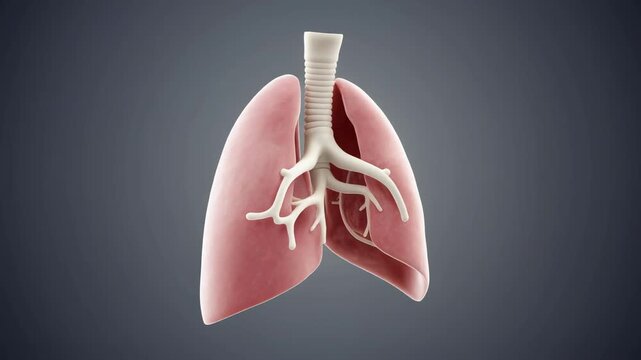 Anatomical Animation of Human Lungs and Trachea with Cartilage Rings