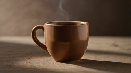 coffee cup on wooden table