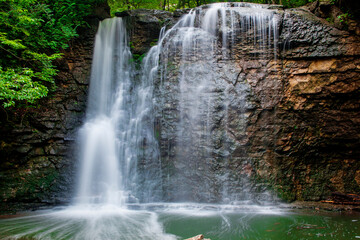 Hayden Run Falls in Spring, Columbus, Ohio