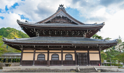 Fototapeta premium Building within the grounds of the Nanzen-ji temple complex in Kyoto, Japan