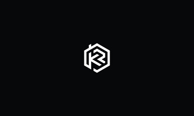 Obraz premium KR Logo KR Monogram KR Triangle Logo Home Logo