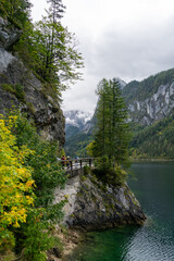 Beautiful Alpine lake Gosausee in Austria