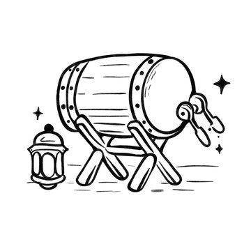 barrel of bedug mosque ramadan eid 