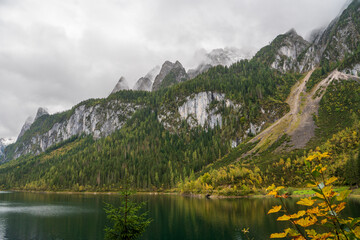 Beautiful Alpine lake Gosausee in Austria