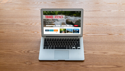 Online travel agency website for modish search and travel planning offers deal and package for...