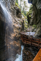 Sigmund Thun Klamm gorge near Kaprun, Austria