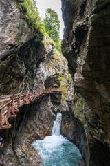 Sigmund Thun Klamm gorge near Kaprun, Austria