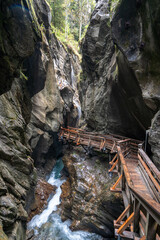 Sigmund Thun Klamm gorge near Kaprun, Austria