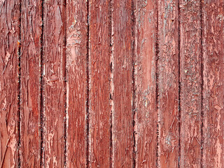 Red boards wood. Planks texture background