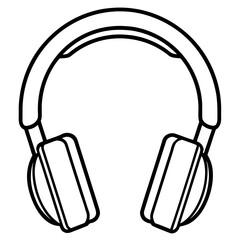 Headphones Silhouette Vector