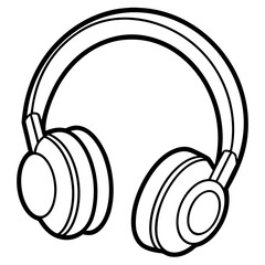 Headphones Silhouette Vector