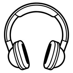 Headphones Silhouette Vector
