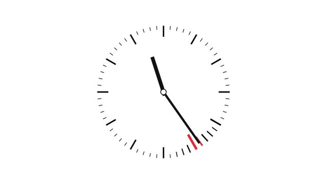 clock isolated on white fhd