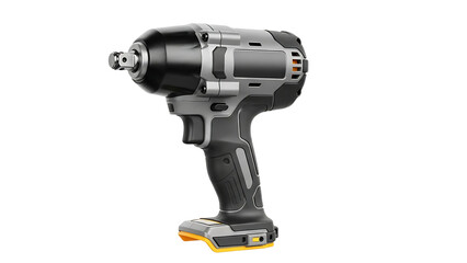 Cordless Power Drill Tool in Black Gray Orange with Battery Pack for Construction and Home Improvement