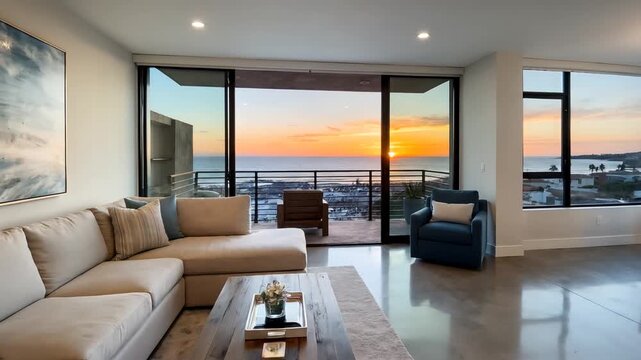 high-end San Diego condo interior