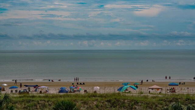 Hilton Head Island Beach Timelapse South Carolina