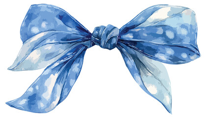 Elegant Watercolor Bow Illustration for Creative Designs