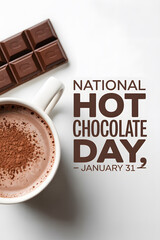 National hot chocolate day celebration