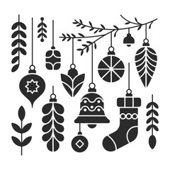 Hanging Islamic Symbols Silhouette