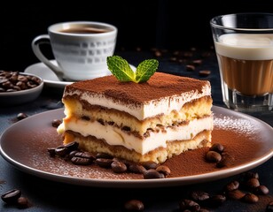 classic italian tiramisu dessert layers of creamy delight and coffee essence