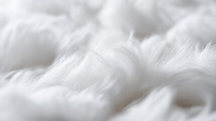 Fototapeta premium Soft white feathers forming delicate fluffy texture symbolizing comfort and lightness. 