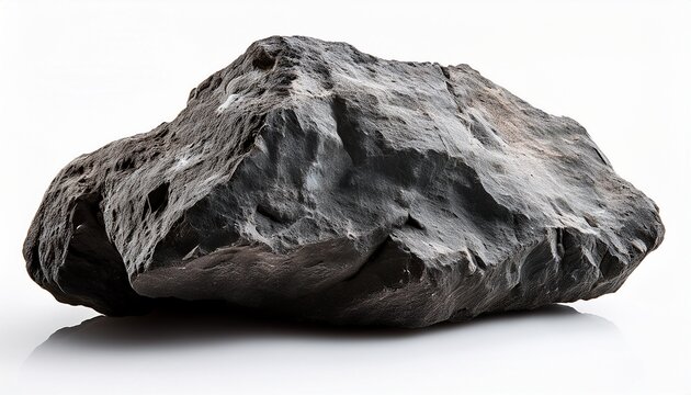 peice of astroid isolated on white background and white