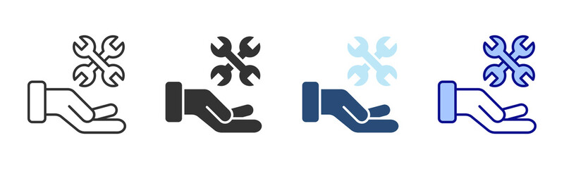 Eco Care Icon Set. Designed In Multi Style