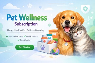 Pet Wellness Subscription Service Offering Happy and Healthy Products for Pets With Personalized Plans and Expert Advice