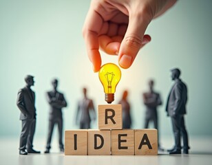 Man hand holding lightbulb with learning educate and graduation concept Study knowledge to creative thinking idea and problemsolving solution Elearning online education course degree certificate