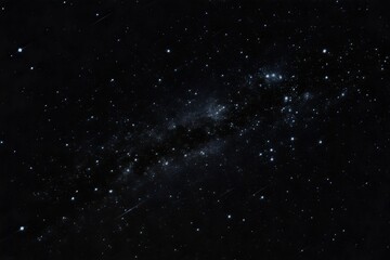 Stunning starry night sky with bright celestial bodies