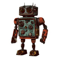 レトロなロボット