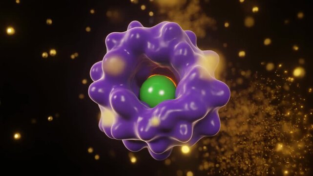 Close-up Animation of Enzyme Catalysis with a Changing Substrate