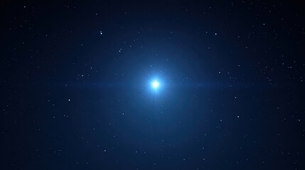 Obraz premium Blue Star Cluster Against a Dark Sky Dotted with Faint Stars Celestial Scene in Deep Space for Cosmic Wonder and Astrological Background