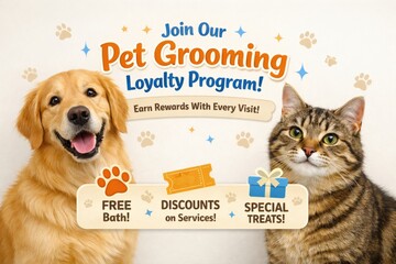 Join Dog and Cat Grooming Loyalty Program to Earn Rewards With Each Visit for All Pet Grooming Needs in Local Shop