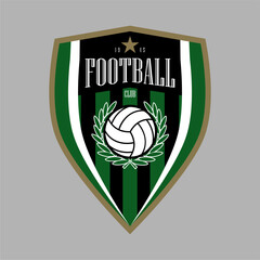 FOOTBALL ball with shield