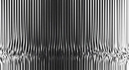 Abstract Vertical Lines - A Study in Black and White.
