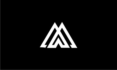 Abstract Geometric Symbol of Interlocking Lines.