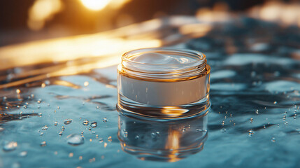 Hydrating Moisturizer Cream in Glass Jar