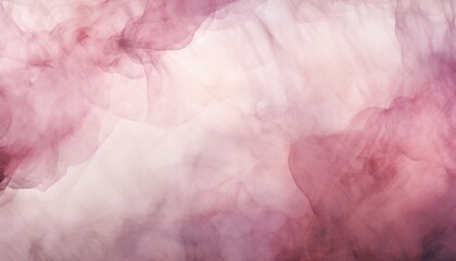 Obraz premium Abstract pink watercolor texture with smoky fog effect and soft flowing shapes on white background
