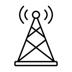 Naklejka premium Radio Antenna Icon