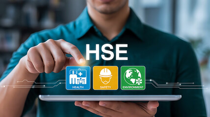 Health Safety Environment Management Concept With Digital Interface