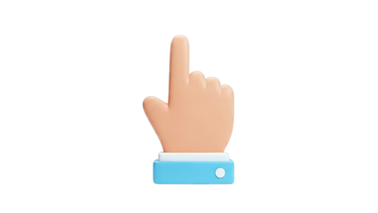 3D Cursor Hand Icon