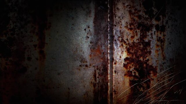 Industrial grunge texture reveals rusted metal surfaces creating dark edgy urban atmosphere background design visual