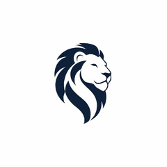 Lion Head Logo Illustration Design Element.