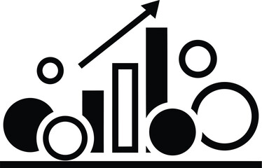 Business and Finance Line Icon Set for Investment, Growth and Money Management