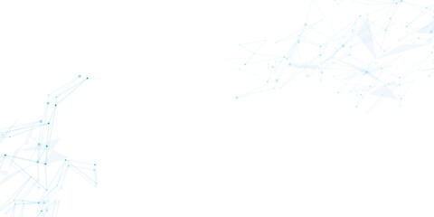 Abstract white, blue digital technology futuristic communication high tech concept background.