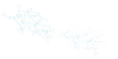 Technology dots lines connect network background.global network technology concept.