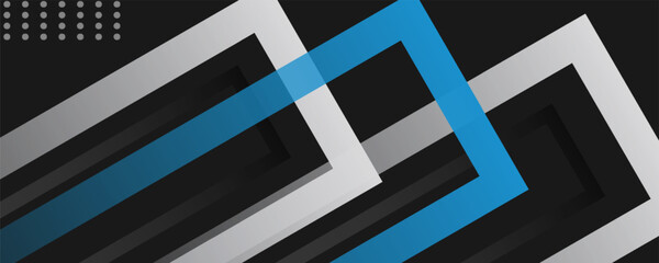 Abstract geometric vector blue background