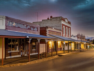 National Trust classified town of Maldon, Victoria, Australia - Main Street streetscape